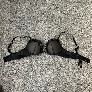 Victorias Secret Black Bombshell Pushup Lace Bra